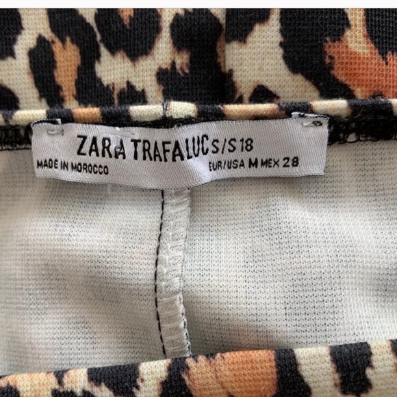 ZARA‎ TRAFALUC  LEOPARD SQUARE NECK STRAPPY MINI DRESS SIZE MEDIUM - Picture 12 of 12